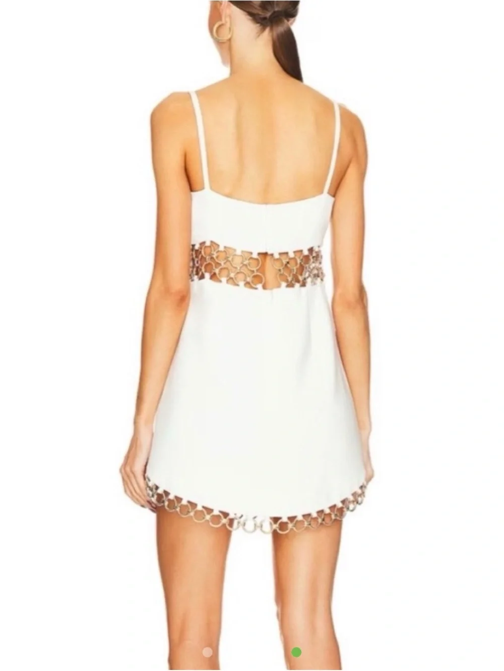 ALEXIS GAUDY DRESS IN IVORY SIZE XS - Picture 3 of 6